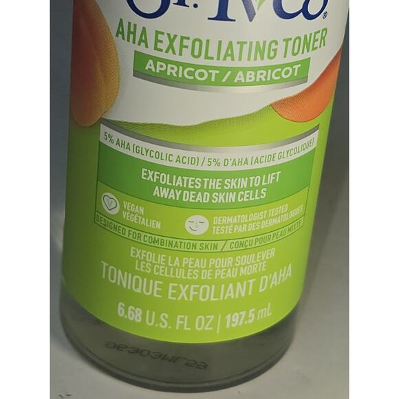 St. Ives Fragrance Free BHA Exfoliating Toner 6.68 Oz New - Picture 2 of 6